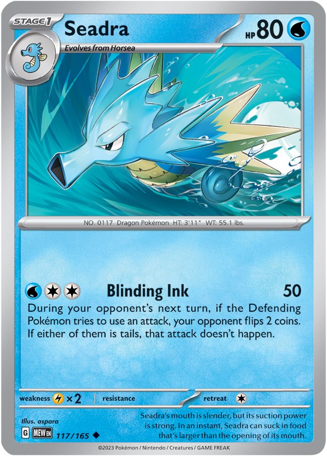 Seadra (117/165) [Scarlet & Violet 151] Pokémon