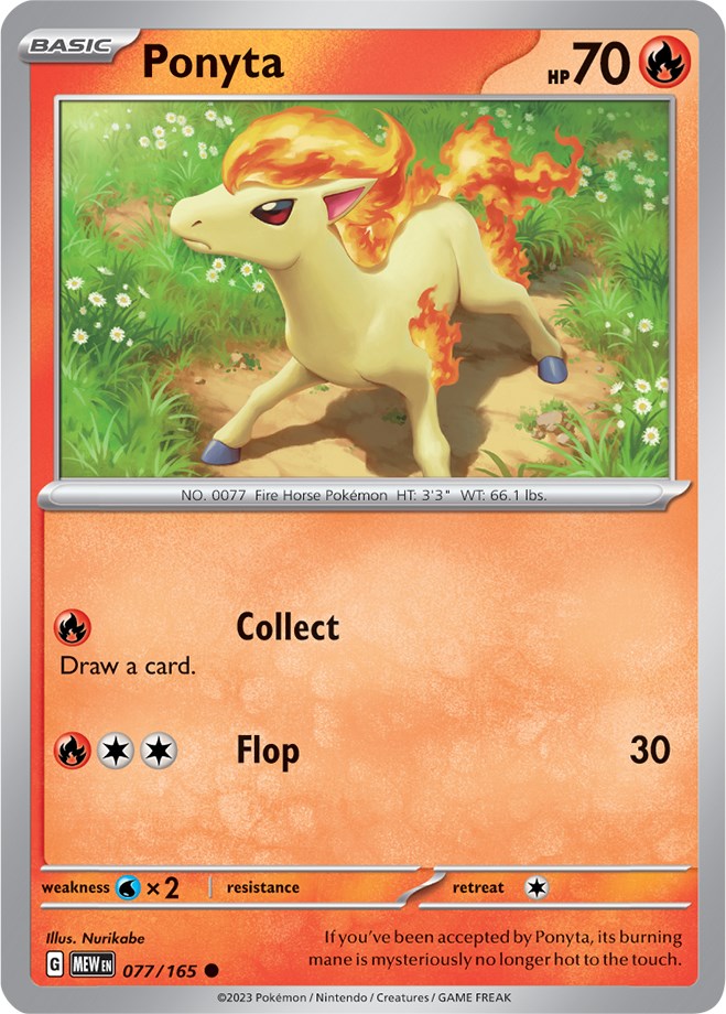 Ponyta (077/165) [Scarlet & Violet 151] Pokémon