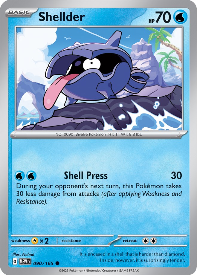 Shellder (090/165) [Scarlet & Violet 151] Pokémon