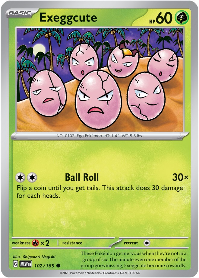 Exeggcute (102/165) [Scarlet & Violet 151] Pokémon