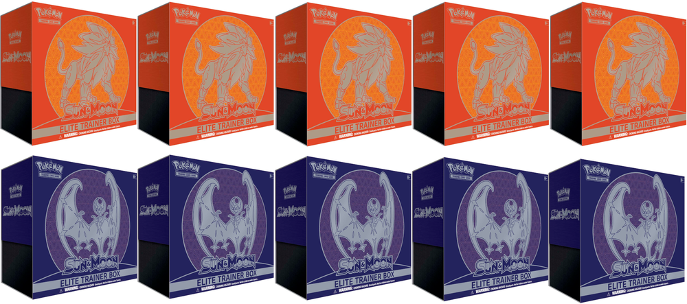 Sun & Moon - Elite Trainer Box Case Pokémon