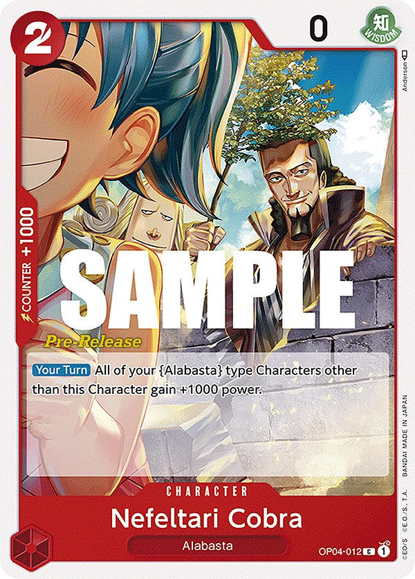 Nefeltari Cobra [Kingdoms of Intrigue Pre-Release Cards] Bandai