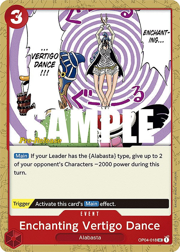 Enchanting Vertigo Dance [Kingdoms of Intrigue Pre-Release Cards] Bandai