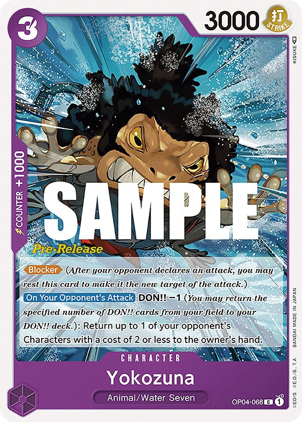 Yokozuna [Kingdoms of Intrigue Pre-Release Cards] Bandai