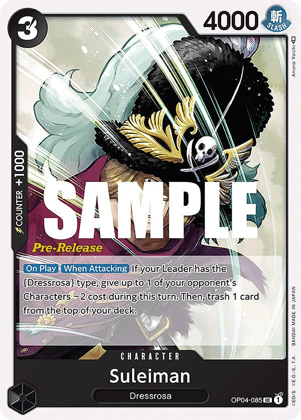 Suleiman [Kingdoms of Intrigue Pre-Release Cards] Bandai