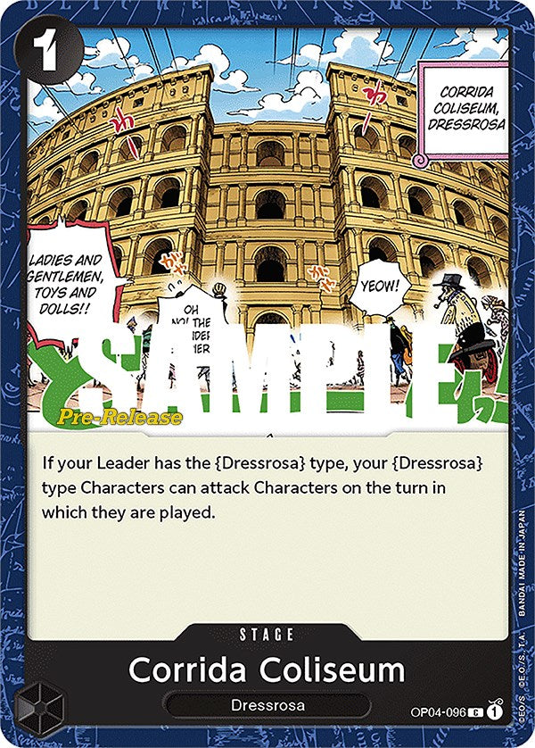 Corrida Coliseum [Kingdoms of Intrigue Pre-Release Cards] Bandai