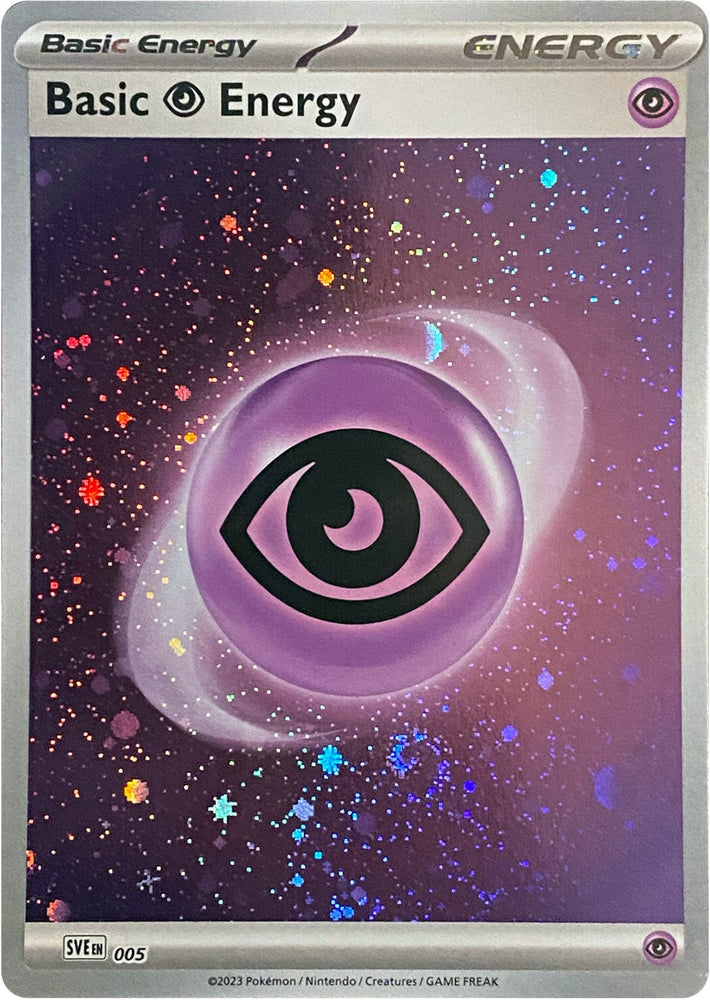 Basic Psychic Energy (005) (Cosmos Holo) [Scarlet & Violet: Base Set] Pokémon