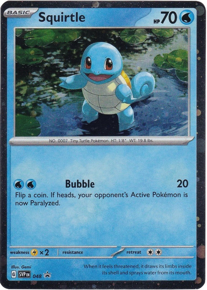 Squirtle (048) (Cosmos Holo) [Scarlet & Violet: Black Star Promos] Pokémon