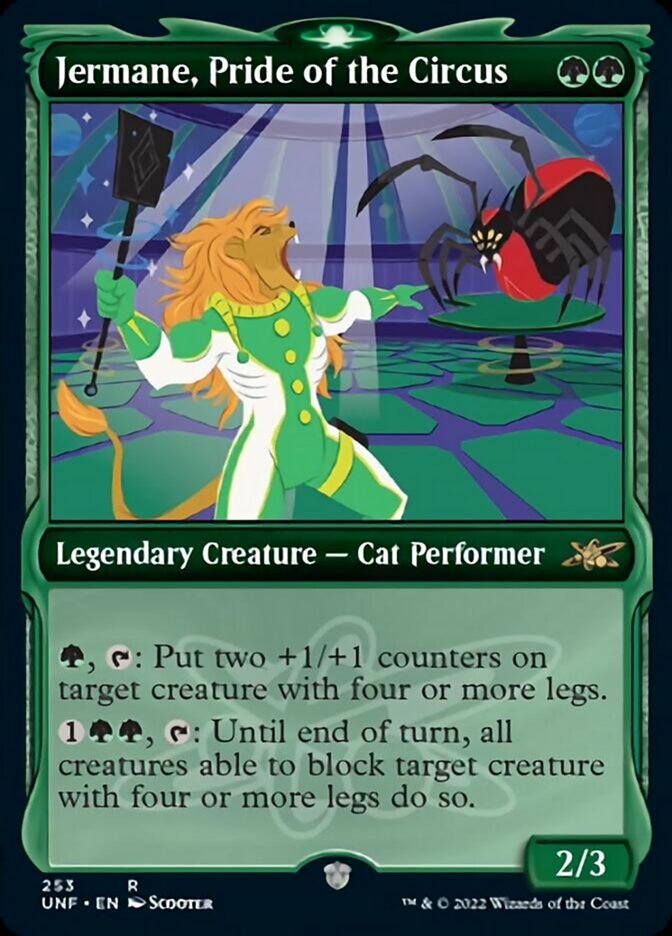 Jermane, Pride of the Circus (Showcase) [Unfinity] Magic: The Gathering