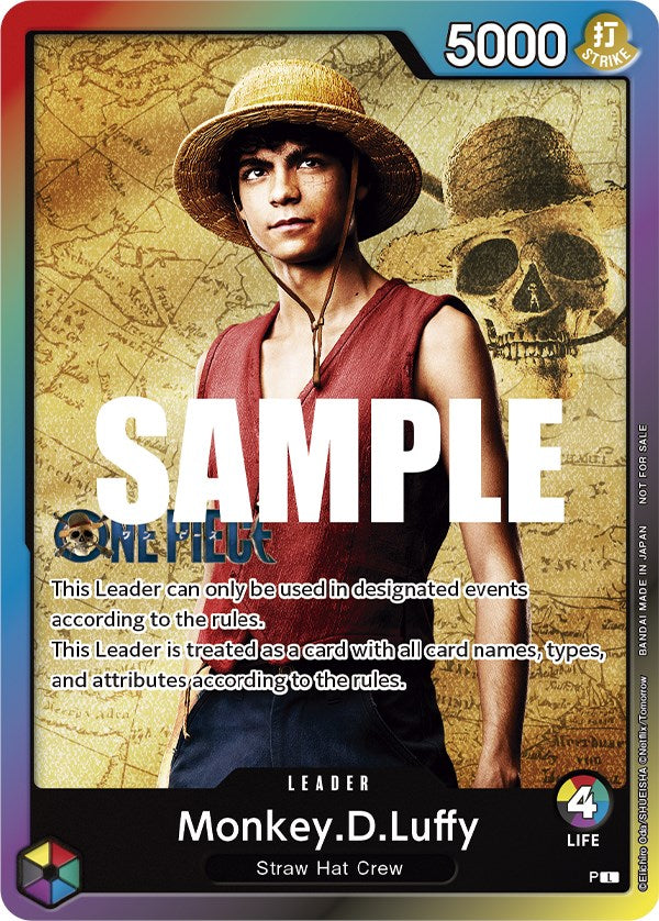 Monkey.D.Luffy (Leader Pack - Live Action) (Sealed Battle 2023 Vol. 1) [One Piece Promotion Cards] Bandai