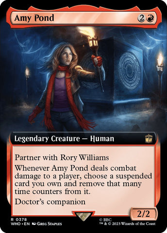 Amy Pond (Extended Art) [Doctor Who] Magic: The Gathering