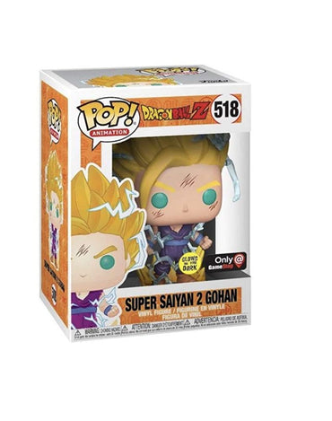 Funko Pop! Animation Dragonball Z Super Saiyan 2 Gohan Glow in Dark Exclusive FUNKO