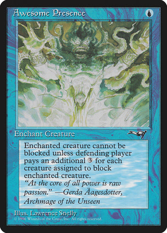 Awesome Presence (Creature Facing) [Alliances] Magic: The Gathering