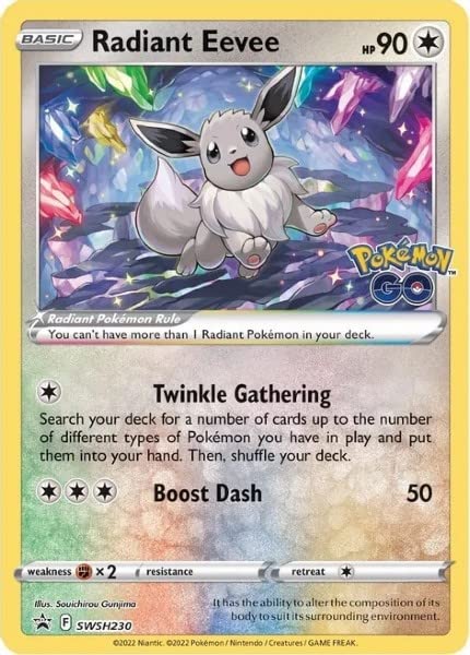 Pokemon - Radiant Eevee - SWSH230 - Black Star Promo - Holo Foil Pokémon