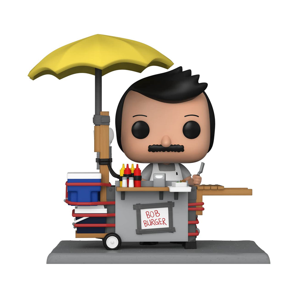 Funko Pop! Deluxe: Bob's Burgers - Bob with Burger Cart, Amazon Exclusive FUNKO