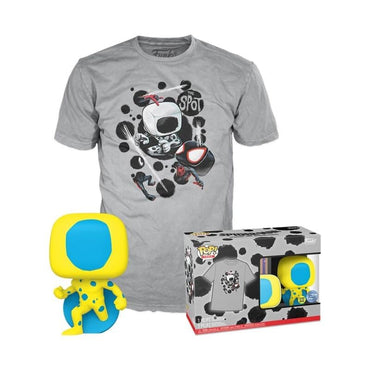 Funko POP! & Tee: Spider-Man: Across The Spider-Verse - Spider-Man - Blacklight - Glow in The Dark - Extra Large - (XL) - Spider-Man Across The Spiderverse - T-Shirt - Clothes - Gift Idea for Adults