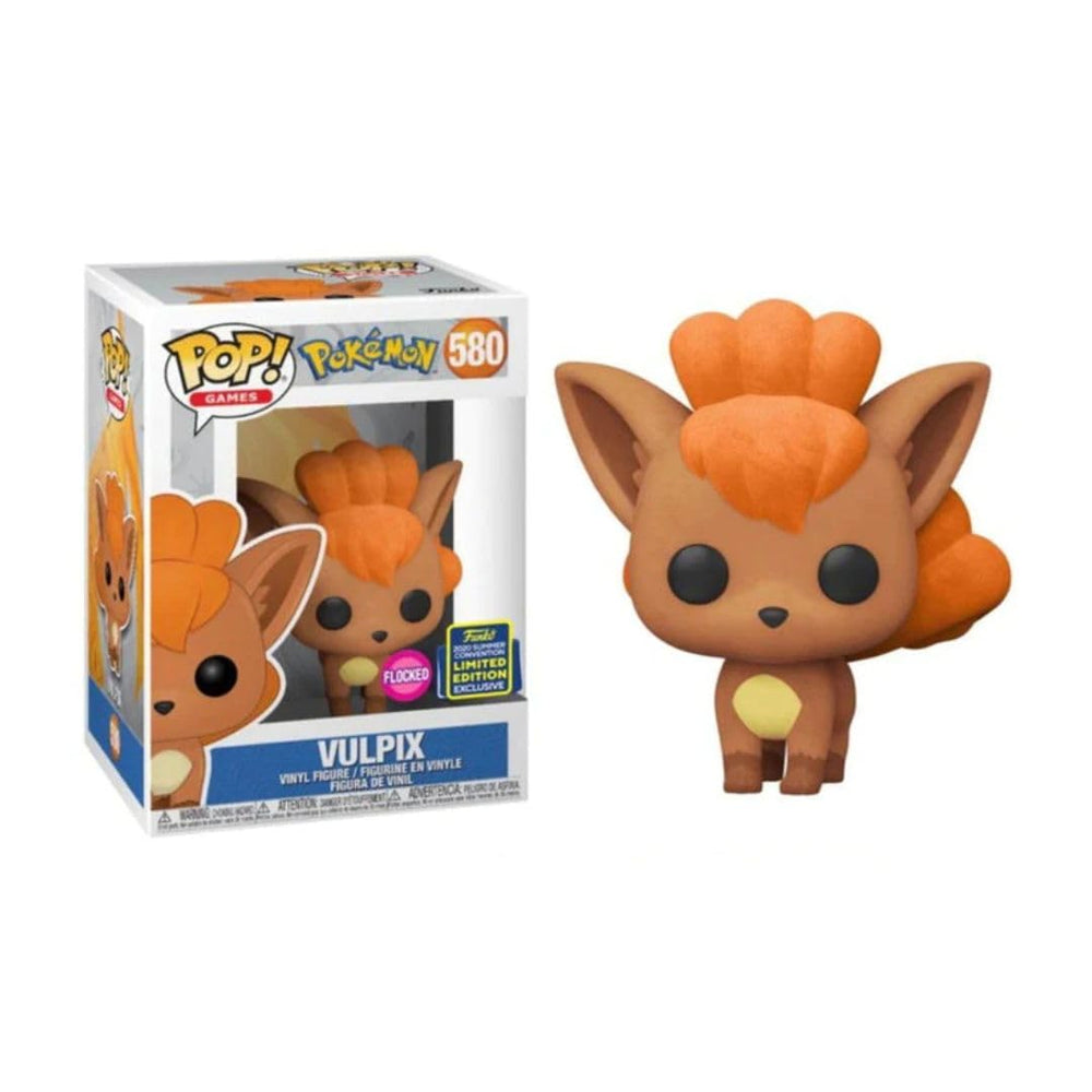 Funko Pop! Pokemon #580 Flocked Vulpix (2020 Summer Convention Exclusive) FUNKO