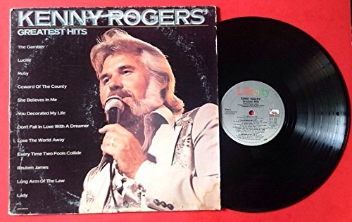 KENNY ROGERS Greatest Hits LP Vinyl & Cover VG+ 1980 LOO 501072 [Vinyl] VINYL