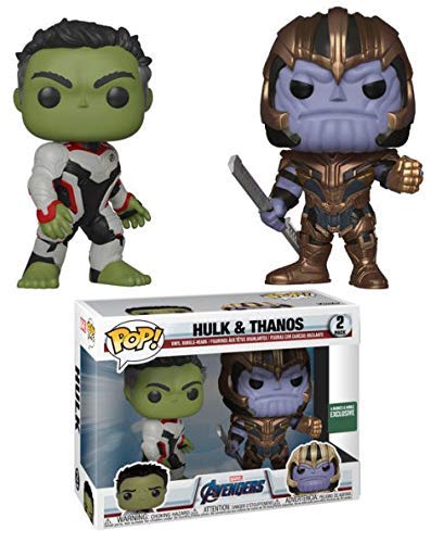 POP! Hulk & Thanos Vinyl Bobble-Heads 2 Pack - Avengers Endgame FUNKO