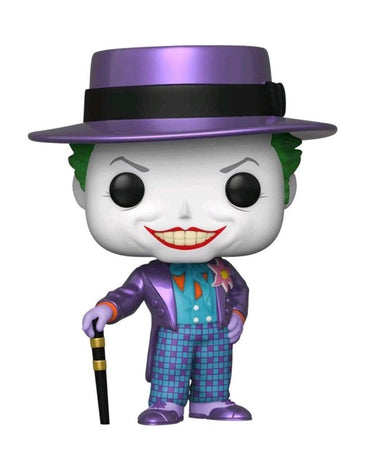 Funko Pop! Batman Metallic 1989 Joker Exclusive Vinyl Figure 337 FUNKO