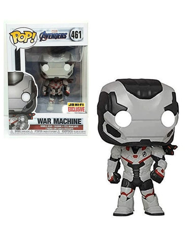 Funko Pop! Marvel: Avengers Endgame - War Machine (Team Suit) Amazon Exclusive, Multicolor