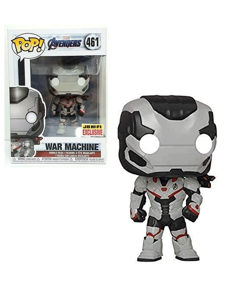 Funko Pop! Marvel: Avengers Endgame - War Machine (Team Suit) Amazon Exclusive, Multicolor FUNKO