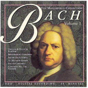 The Masterpiece Collection: Bach, Vol. 1 [Audio CD] Johann Sebastian Bach; Rudolf Pribil; Eugen Duvier; Alfred Scholz; Slavonica Philharmonia; Labacensis Camerata; London Festival Orchestra; Otto Winter; Dubravka Tomsic and Joseph Brezina CD