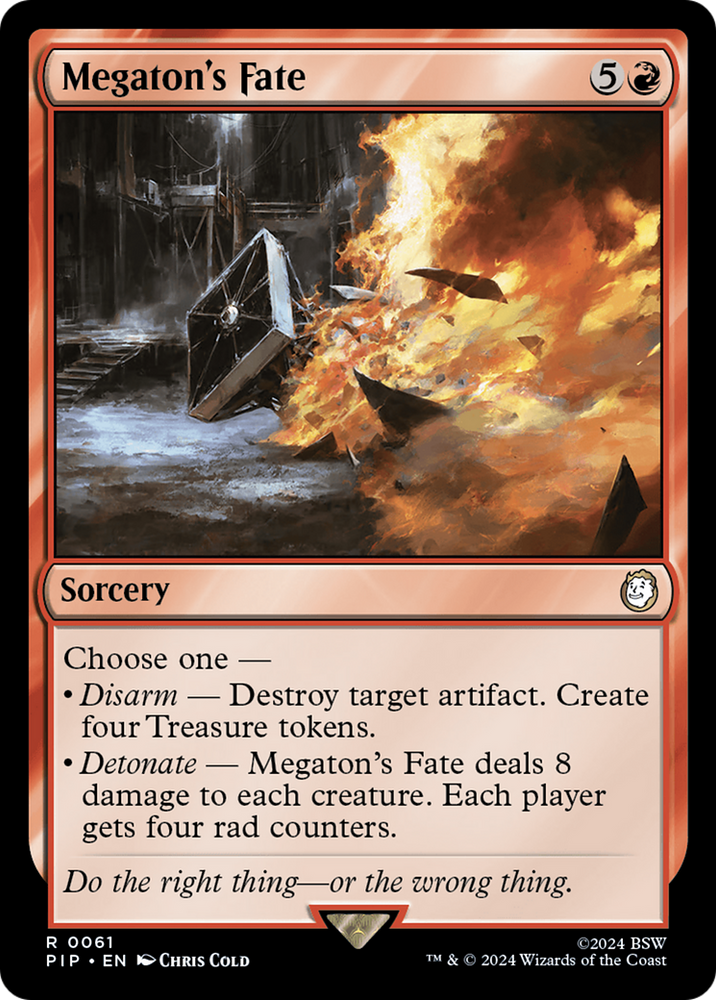 Megaton's Fate [Fallout] Magic: The Gathering