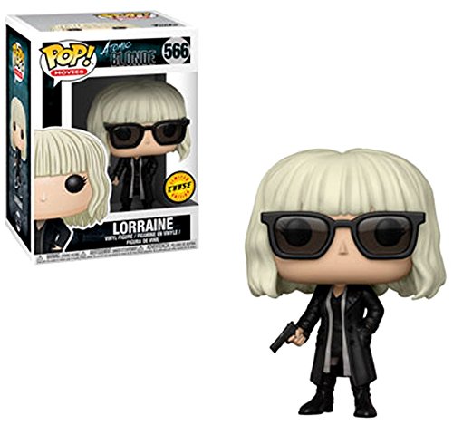 Funko Pop! Movies: Atomic Blonde - Lorraine Broughton Black Coat Chase Variant Limited Edition Vinyl Figure (Bundled with Pop Box Protector Case)
