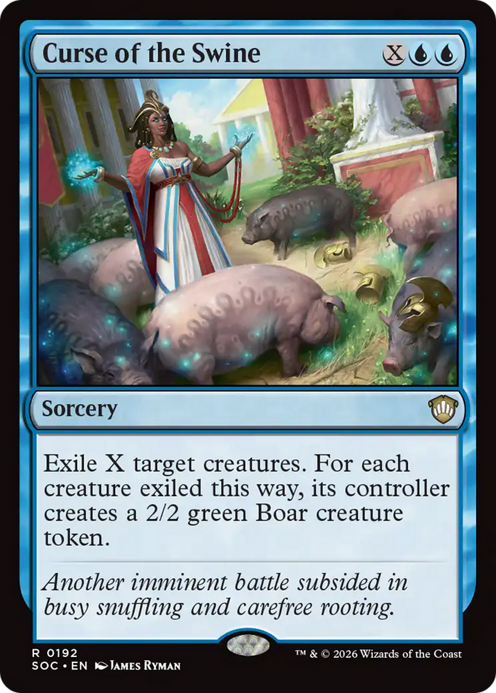 Curse of the Swine [Secrets of Strixhaven Commander] Magic: The Gathering