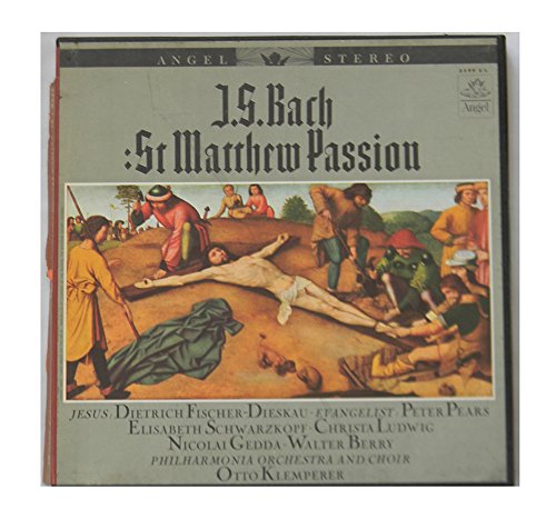 J.S. Bach St Matthew Passion Bach; Otto Klemperer and Philharmonia Orchestra VINYL