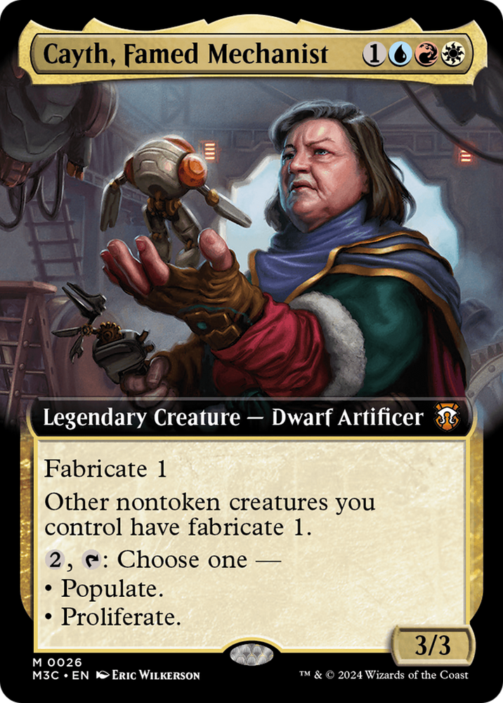 Cayth, Famed Mechanist (Extended Art) [Modern Horizons 3 Commander] Magic: The Gathering