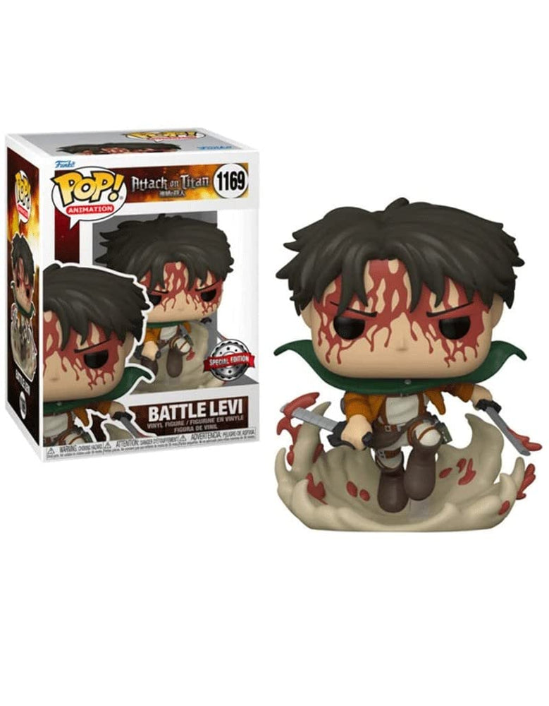 Funko Pop 1169 Battle Levi Attack On Titan Exclusive FUNKO