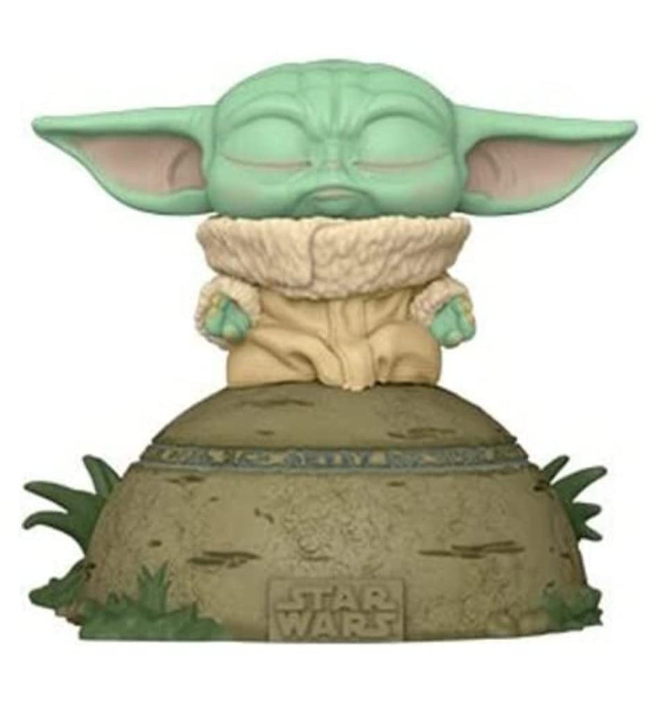 Funko Pop! Deluxe: Mandalorian - The Child (Grogu) Using The Force (Lights and Sounds) Collectible Vinyl Bobblehead FUNKO