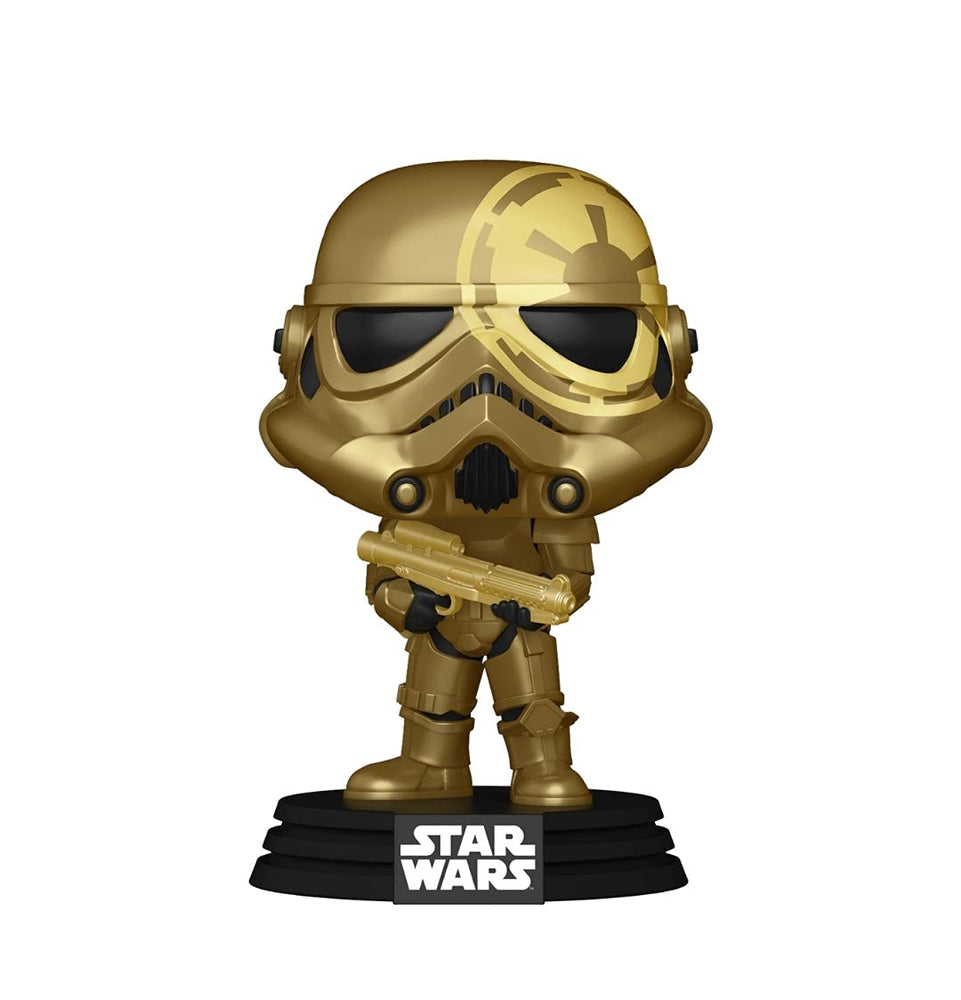 2021 Funko POP! WonCon Exclusive Star Wars #296 - Golden Stormtrooper w/Acrylic case FUNKO