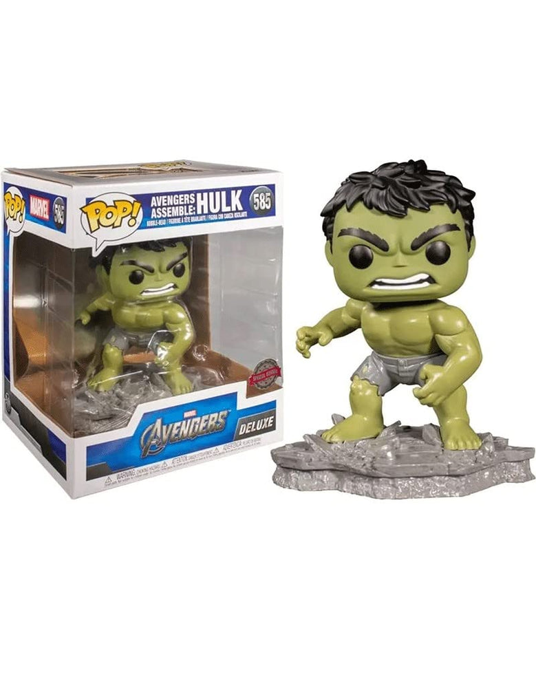 Funko Pop! Deluxe, Marvel: Avengers Assemble Series - Hulk, Amazon Exclusive, Figure 2 of 6 FUNKO