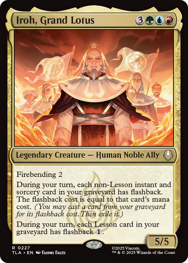 Iroh, Grand Lotus [Avatar: The Last Airbender] Magic: The Gathering