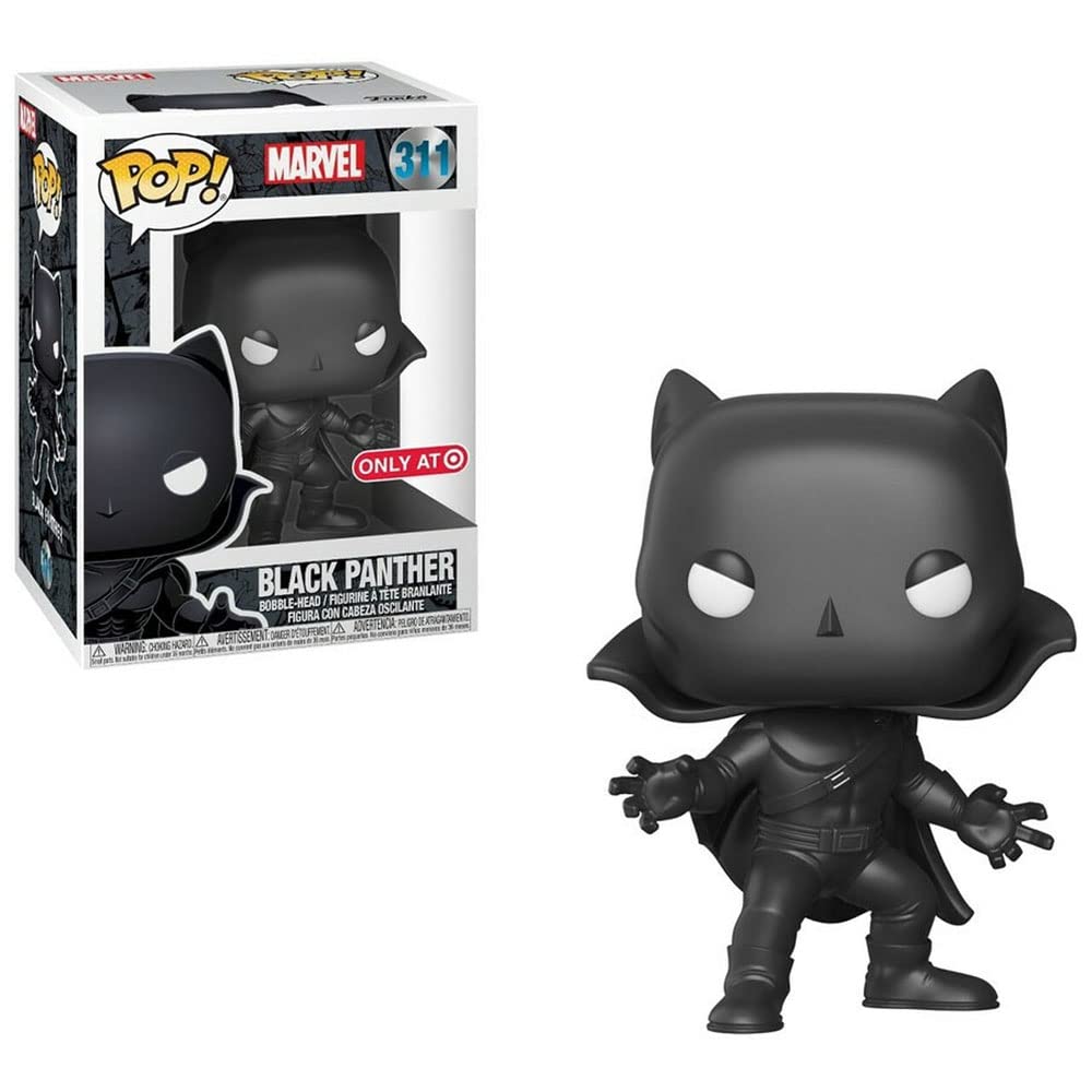 Funko - Marvel Figure 311 Black Panther 1966 Exclusive Collectible Statue, 9 cm, 26665 FUNKO