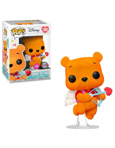 Funko Disney Winnie The Pooh Pop! Valentines Winnie The Pooh Flocked Vinyl Figure Hot Topic Exclusive FUNKO