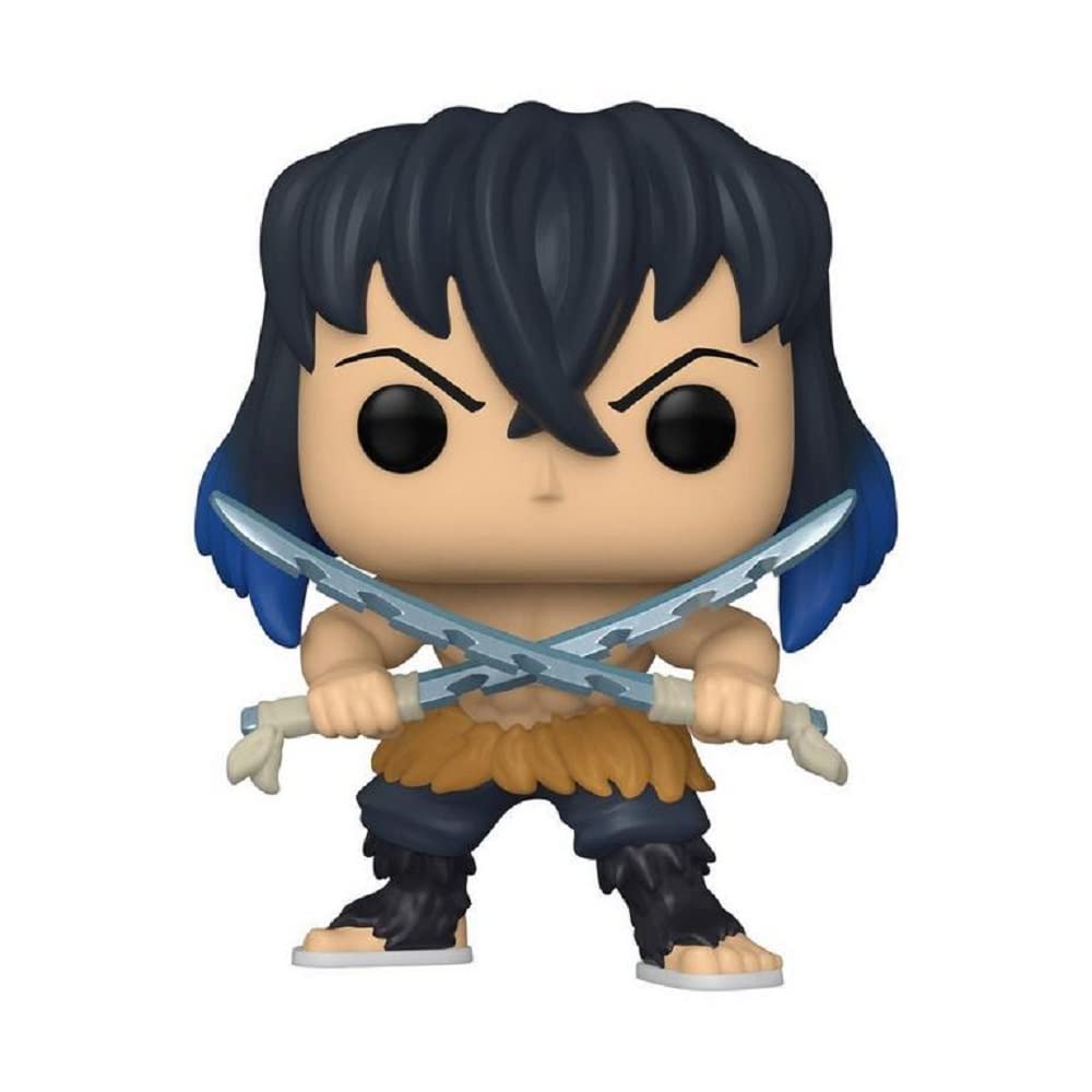 Funko Pop! Inosuke Hashibira Unmasked Exclusive Bundled with Pop Protector 1057 FUNKO