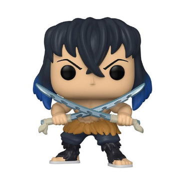 Funko Pop! Inosuke Hashibira Unmasked Exclusive Bundled with Pop Protector 1057 FUNKO