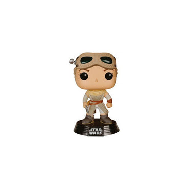 Funko 019522 Pop Star Wars Episode 7 Rey with Goggles 73 Vinyl Bobble Head Figure, 10 cm FUNKO
