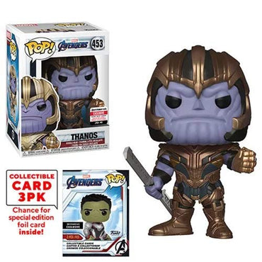 Funko Pop! Marvel Avengers Thanos (Endgame) with Collective Card EE Exclusive