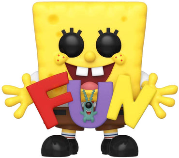 Funko Pop! Animation: Spongebob Squarepants - Spongebob & Plankton with Fun Song Letters, Amazon Exclusive FUNKO