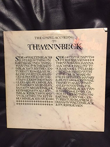 the gospel according to the men in black LP VINYL
