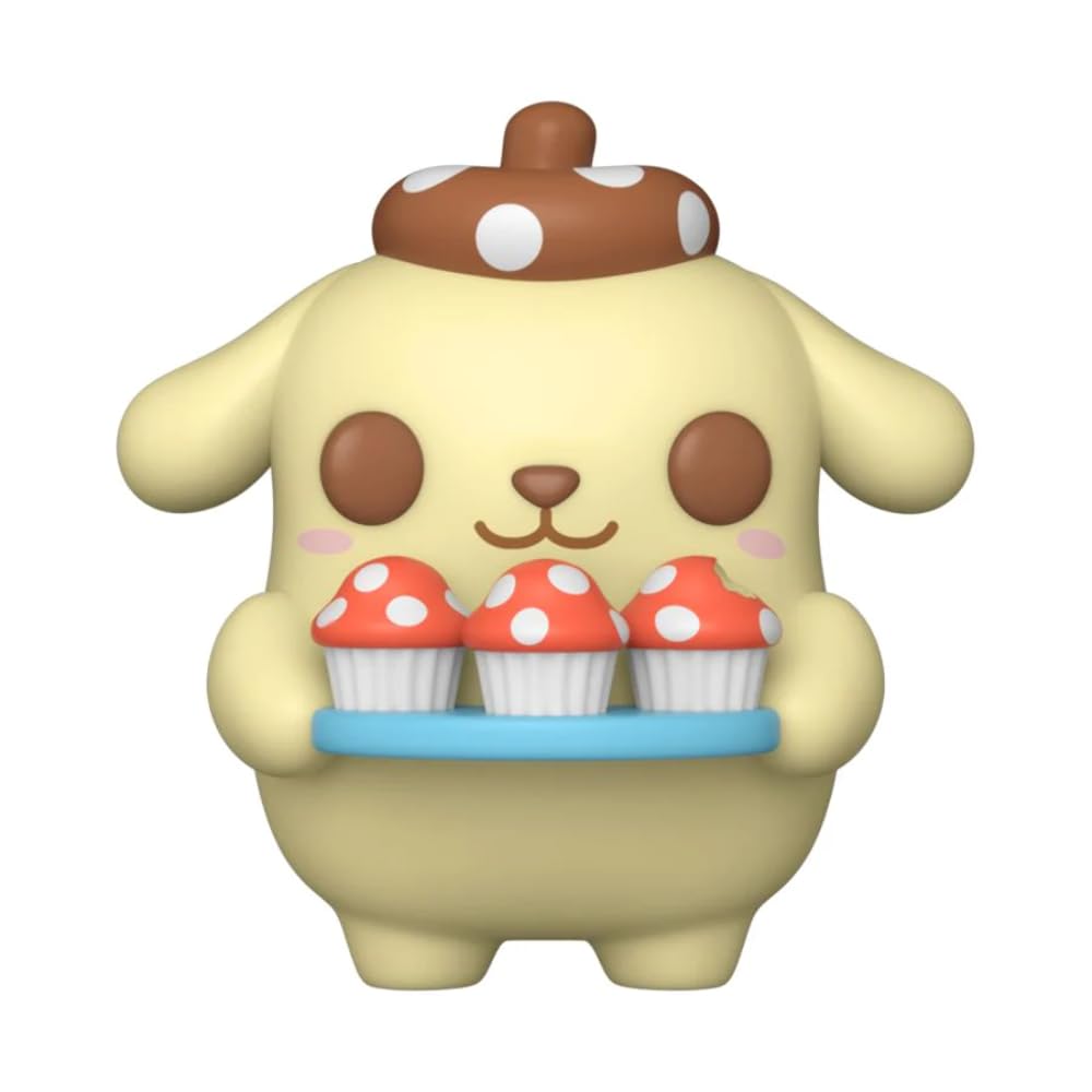Funko Pop! Sanrio: Hello Kitty and Friends - Pompompurin with Tray (Exc), Collectable Vinyl Figure - 73607 FUNKO