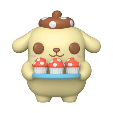 Funko Pop! Sanrio: Hello Kitty and Friends - Pompompurin with Tray (Exc), Collectable Vinyl Figure - 73607 FUNKO