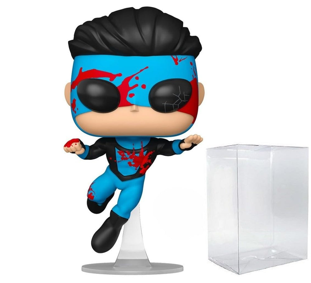 POP Funko Fusion: Bloody Invincible Limited Edition Chase Vinyl Figure (Bundled with Compatible Box Protector Case), Multicolored, 3.75 Inches FUNKO