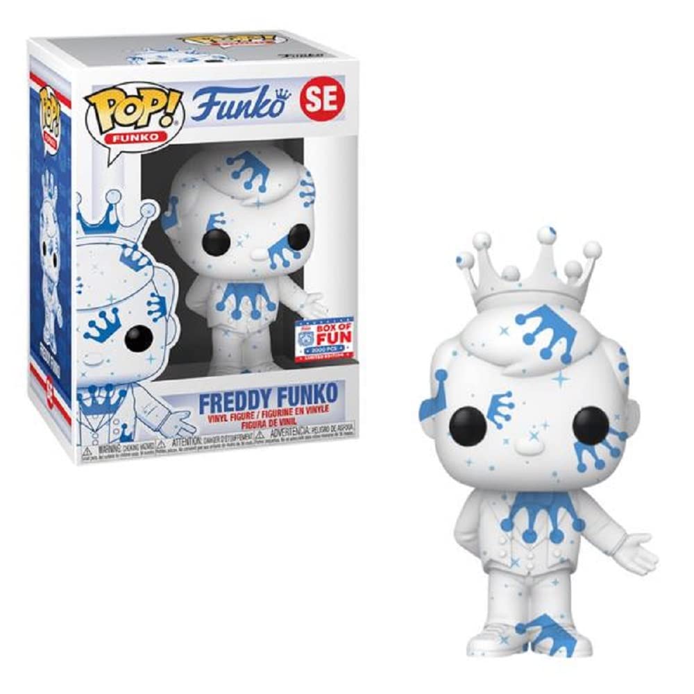 Funko 51814 Pop! - Freddy Funko Blue and White Stars (Box of Fun 2000 Pieces Limited Edition) FUNKO