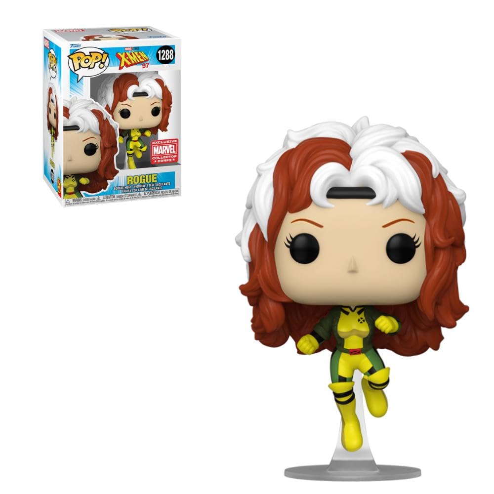POP! Funko Marvel Collector Corps Exclusive X-Men '97 Rogue #1288 w/Acrylic Case! FUNKO